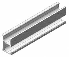 4400MM MOUNTING RAIL SILVER